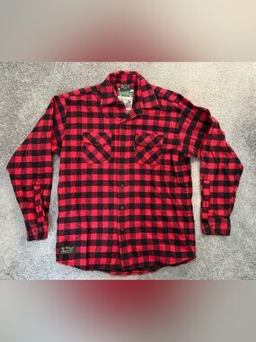 Vermont Flannel Company Men’s Classic Flannel Red Buffalo XL